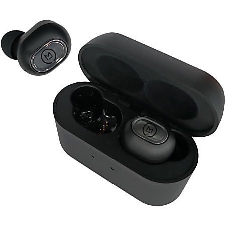Morpheus 360 PULSE 360 True Wireless Earbuds Wireless In Ear Headphones CVC  8.0 Noise Cancelling Magnetic Charging Case 40 Hour Play time Black TW7500B  Stereo True Wireless Bluetooth Earbud Binaural In ear