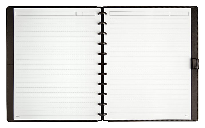TUL Discbound Notebook With Pebbled Leather Cover Junior