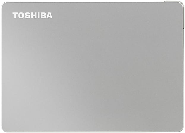 Toshiba Canvio Flex Portable External Hard Drive, 4TB, Silver