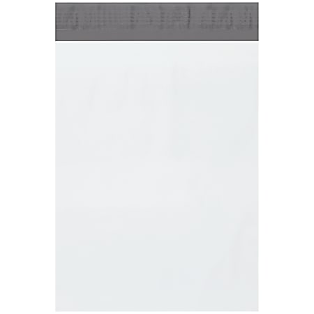 Office Depot® Brand 9" x 12" Poly Mailers, White, Case Of 1,000 Mailers