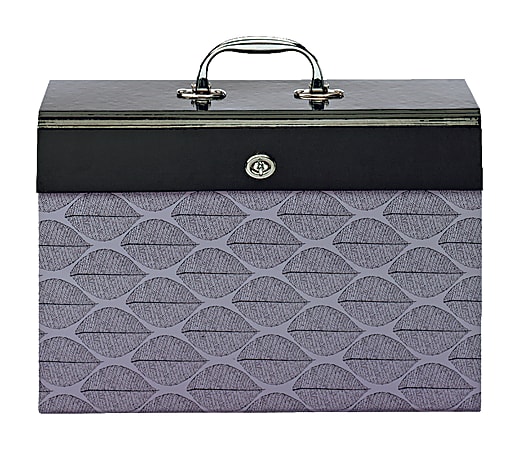 Office Depot® Brand Expanding File Case, 19-Pocket, Legal Size, Multicolor Fashion Print