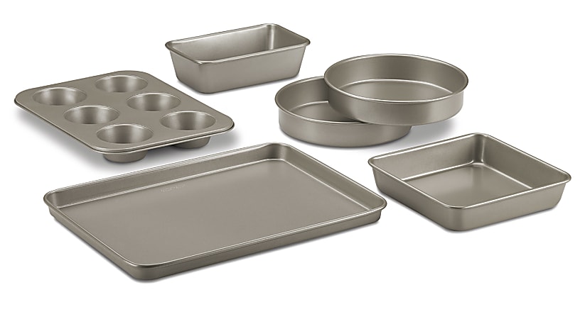 Cuisinart™ Chef’s Classic 6-Piece Metal Non-Stick Bakeware Set, Champagne