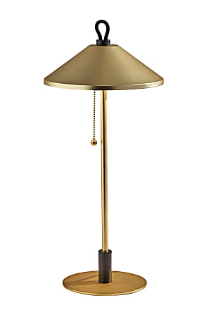 Adesso Kaden Table Lamp, 19-3/4”H, Brass