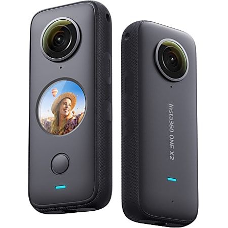Insta360 ONE X2 Digital Camcorder - 1.3" LCD Touchscreen - 1/2.3" CMOS - High Dynamic Range (HDR) - 5.7K - CINOSXXA