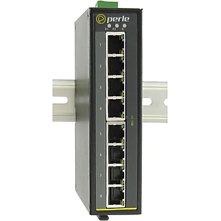 Perle IDS-108F-DS2ST20 - Industrial Ethernet Switch - 10 Ports - 10/100Base-TX, 100Base-LX - 2 Layer Supported - Rail-mountable, Wall Mountable, Panel-mountable - 5 Year Limited Warranty