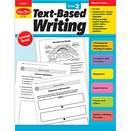 Evan-Moor Educational Publishers Text-Based Writing, Grade 2