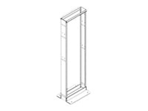 Eaton Cooper B Line Two Post  Rack open frame  flat black  45U  19"