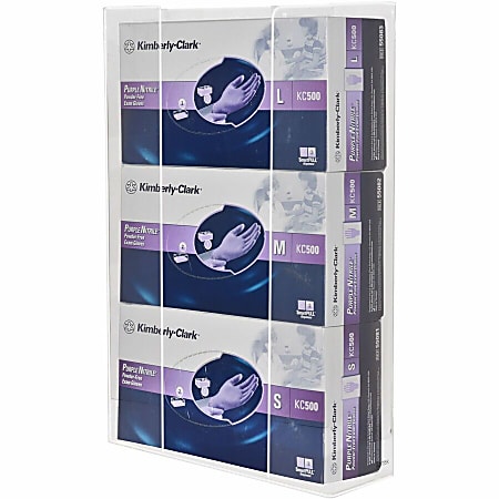 Kantek Acrylic Glove Box Holders - Acrylic - 1 Each - Clear