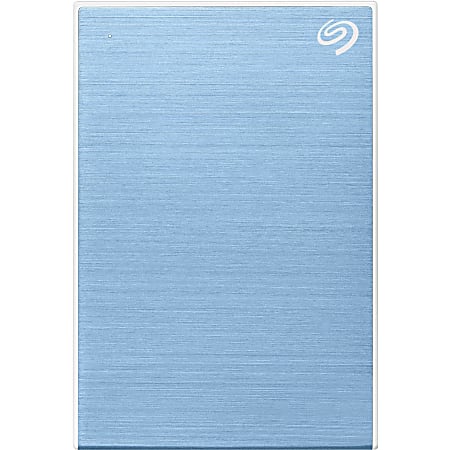 Seagate One Touch STKB2000402 2 TB Portable Hard Drive - 2.5" External - Light Blue - USB 3.0 - 2 Year Warranty