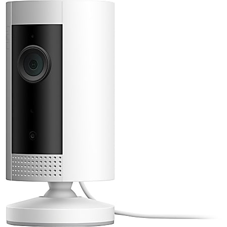 Ring Stick Up HD Wired Indoor Security Camera, White