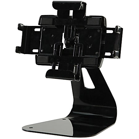Peerless-AV PTM400 Desk Mount for Tablet PC, iPad - Black - Height Adjustable - 7.7" to 11.4" Screen Support - 5 lb Load Capacity - 1