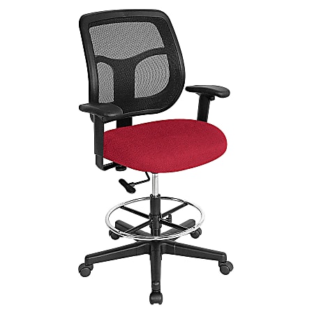 Raynor® Eurotech Apollo VDFT9800 Drafting Stool, Red Insight
