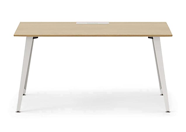 Branch Furniture Office Desk, 60" x 30", Woodgrain/White