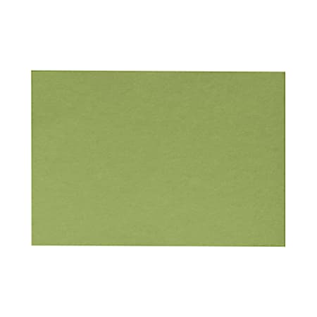 LUX Flat Cards, A9, 5 1/2" x 8 1/2", Avocado Green, Pack Of 1,000