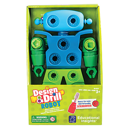 Educational Insights Design Drill Robot Multicolor Grades Pre K 1