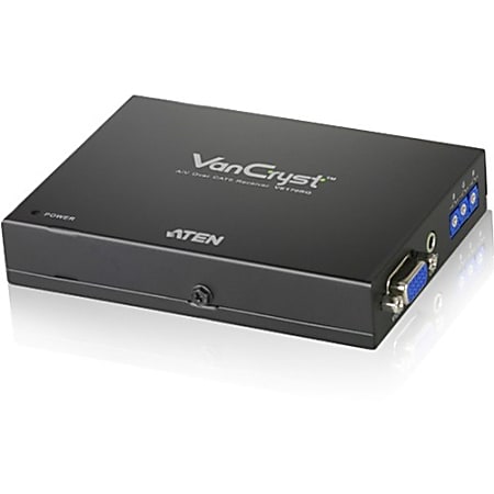 ATEN VE170RQ Video Console-TAA Compliant - 1 Input Device - 1 Output Device - 1000 ft Range - 1 x VGA Out - WUXGA - 1920 x 1200 - Twisted Pair - Category 5e - Rack-mountable