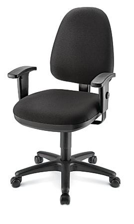 WorkPro Patriot Multifunction Ergonomic Fabric Task Chair Black