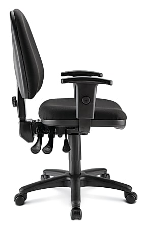 WorkPro Patriot Multifunction Ergonomic Fabric Task Chair Black