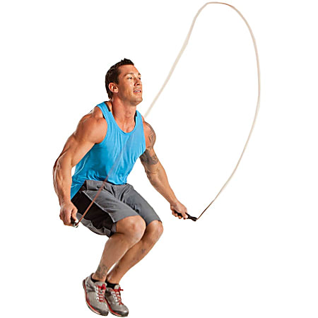 GoFit Leather Jump Rope 108 Length Leather ODP Business Solutions