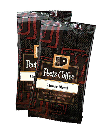 Peet's® Coffee & Tea Single-Serve Coffee Packets, House Blend, Carton Of 18