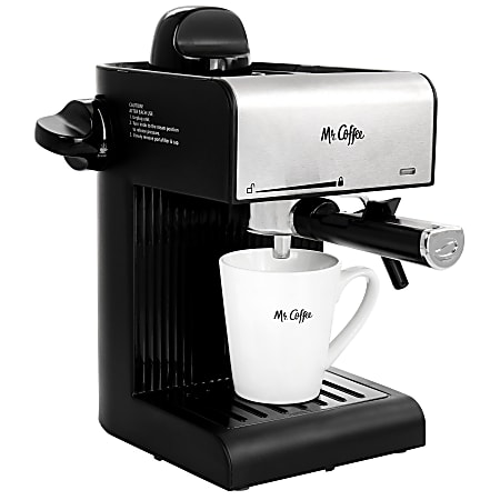 Mr. Coffee Espresso, Cappuccino And Latte Maker, 11-1/2" x 8-7/16", Black