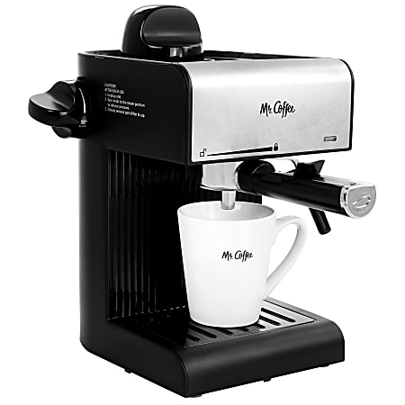 Mr. Coffee Espresso Cappuccino And Latte Maker 11 12 x 8 716 Black