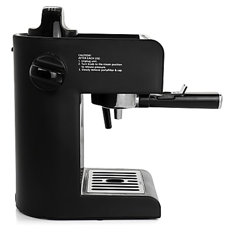 Mr. Coffee Espresso Cappuccino And Latte Maker 11 12 x 8 716 Black - Office  Depot