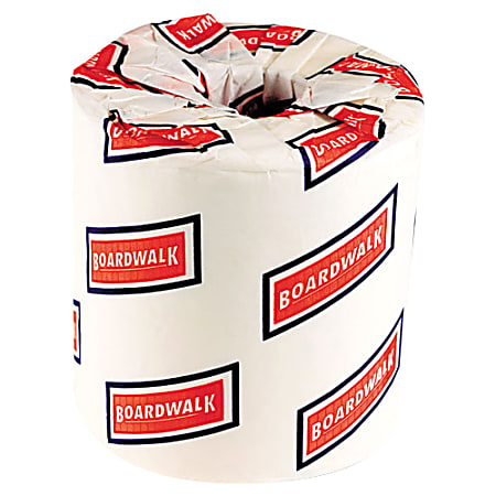 Boardwalk 156.25 ft. 2-Ply Septic Safe Toilet Tissue - White (96/Carton) - 2 Ply - Regular - 4.50"x 3" - 6180