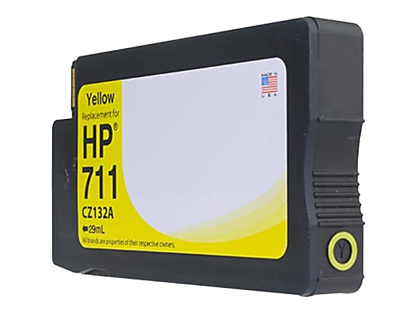 Clover Imaging Group Wide Format - 25 ml - yellow - compatible - remanufactured - ink cartridge - for HP DesignJet T100, T120, T120 ePrinter, T125, T130, T520, T520 ePrinter, T525, T530