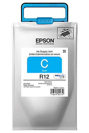 Epson® R12 DuraBrite® Ultra Ink Cyan Cartridge, TR12220
