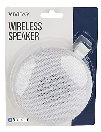 Vivitar Wireless Bluetooth® Speaker, White, NIL8004-WHT-STK-24