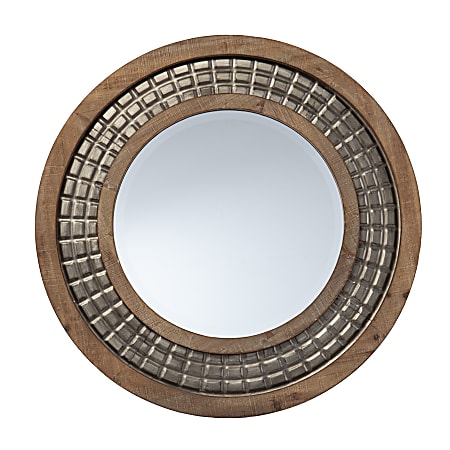 SEI Arajuno Round Decorative Mirror, 31-3/4" x 31-3/4"
