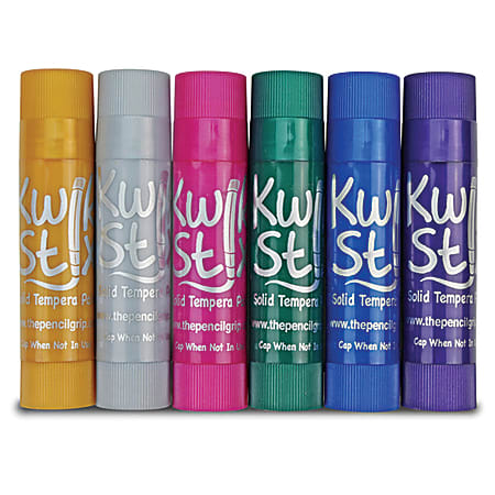 Idiy Solid Tempera Paint Sticks 30 Color Set- Includes 12