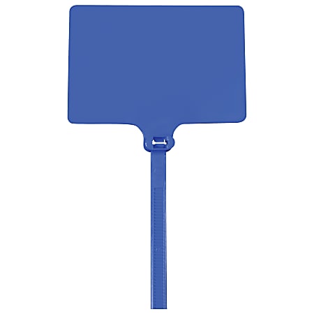 Office Depot® Brand Identification Cable Ties, 6&quot;, Blue,