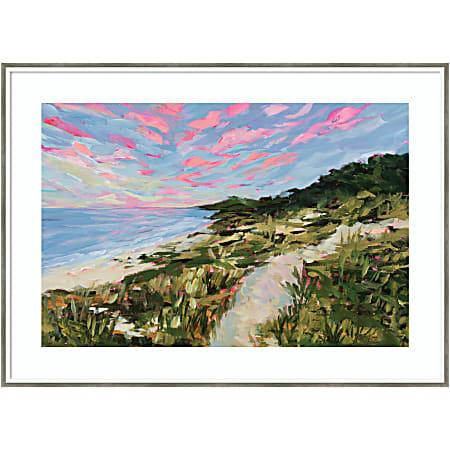 Amanti Art Traverse City by Emily Kenney Wood Framed Wall Art Print, 41”W x 30”H, White