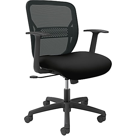 HON® Gateway Fixed Arms Task Chair, Black