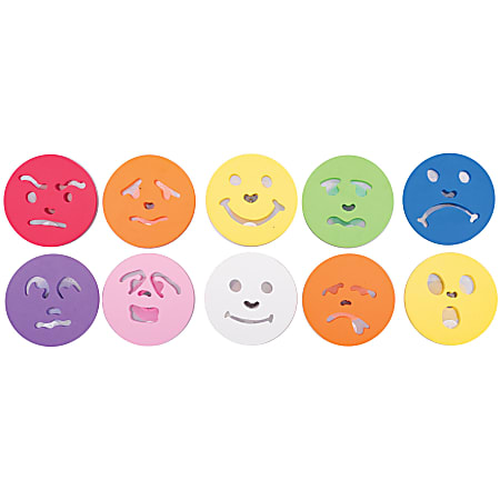 READY 2 LEARN Giant Stampers Feelings Set Of 10 - Office Depot