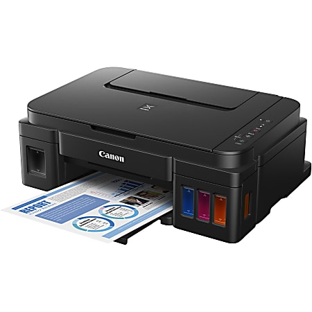Canon® PIXMA™ G2200 MegaTank Inkjet Color All-In-One Printer