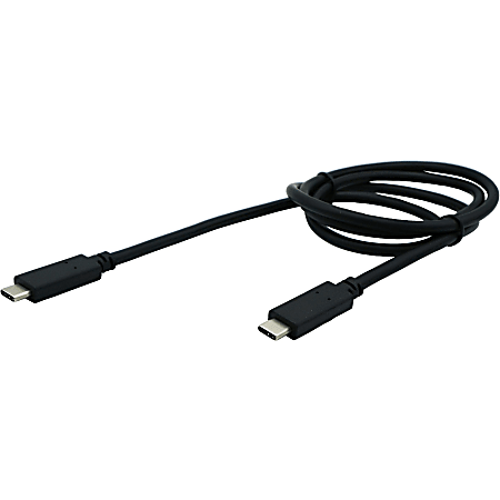 VisionTek USB 3.1 Type C to Type C 1 Meter with Power Delivery (M/M) -Up to 100W - USB-C to USB-C 1 Meter 3.3 ft Male to Male Cable PD 100W 10Gbps Data 4K UHD for Laptop Ipad Dell XPS MacBook Pro