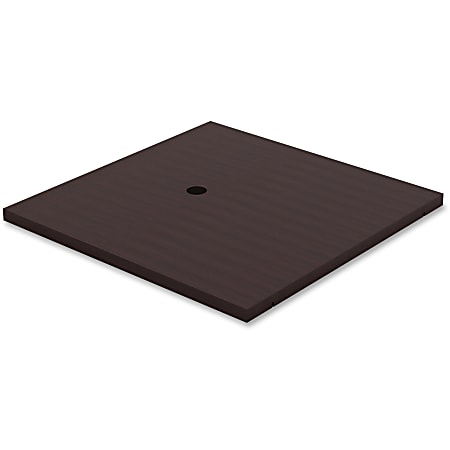 Lorell® Prominence Conference Rectangle Table Top, 48"W x 60"L, Espresso