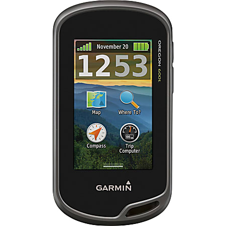 Garmin® Oregon 600 0100106600 GPS Navigation System With 3" Touch-Screen Display, Worldwide