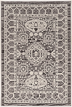 Linon Paramount Area Rug, 8' x 10', Hamadan Gray/Charcoal