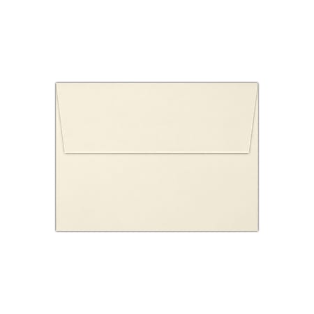 LUX Invitation Envelopes, A7, Peel & Stick Closure, Black/Natural, Pack Of 1,000
