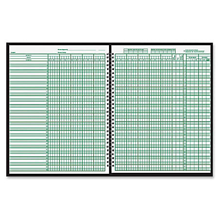WARD Combination Class Record Plan Book 9 10 Weeks 8 Periods Per Day 8 12 X 11 - Office Depot