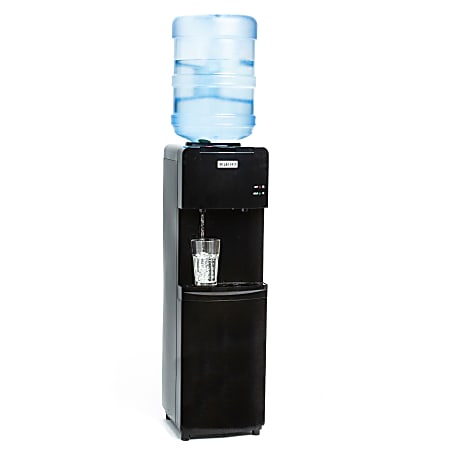 Igloo Hot/Cold Top-Load Water Dispenser, 39-7/16”H x 10-1/4”W x 13”D, Black