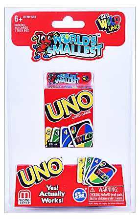 Super Impulse World&rsquo;s Smallest UNO Game