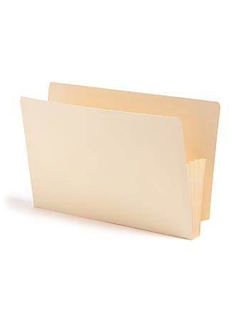 Smead® End-Tab File Pockets , Legal Size (8 1/2" x 14"), 3 1/2" Expansion, Manila, Box Of 25