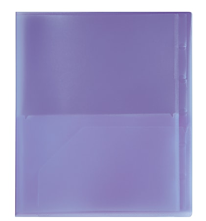 Office Depot® Brand 14-Pocket Portfolio, Purple