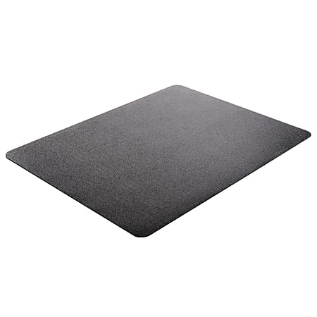 Deflecto Chair Mat For Medium Pile Carpet Rectangular 36 W x 48 D Black ...