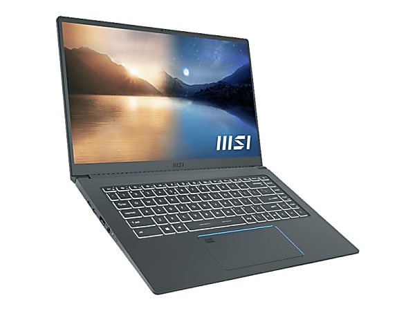 MSI Prestige 15 Prestige 15 A11SC-048 15.6" Rugged Ultrabook - Intel Core i5 11th Gen i5-1155G7 2.50 GHz - 16 GB  - 512 GB SSD - Carbon Gray  - Windows 10 Pro - NVIDIA GeForce GTX 1650 Max-Q with 4 GB - 16 Hours Battery